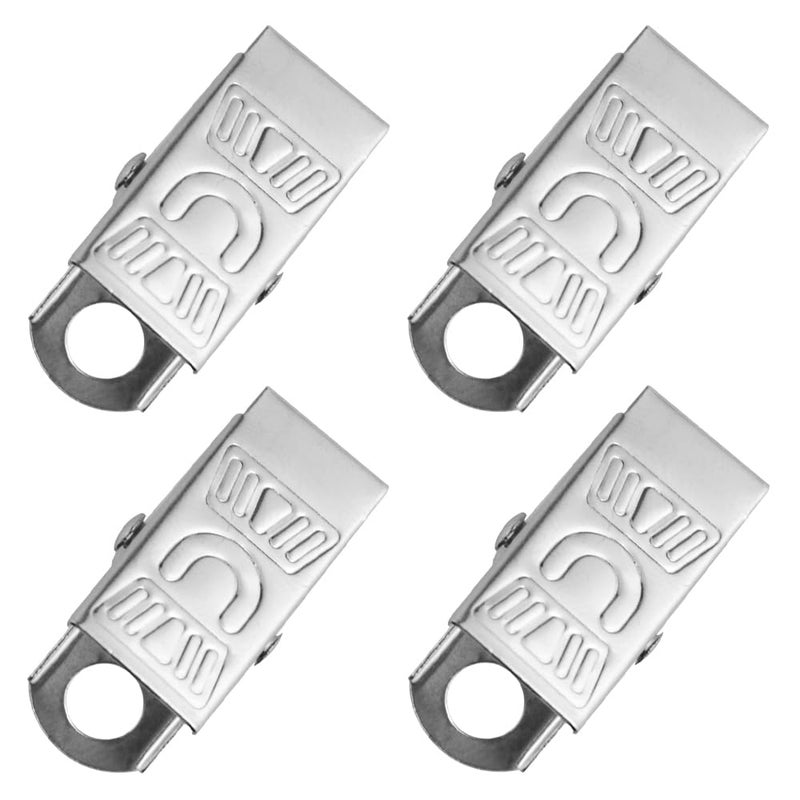 TOVOT 100PCS Badge Clips 1 Inch Metal Badge Clips ID-Holder for Lanyard Name Tags Work Badges - Image 2